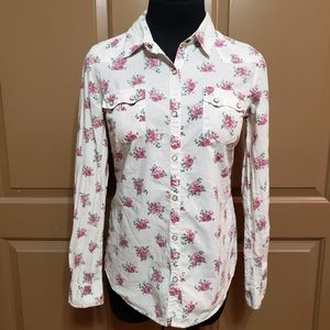 Mossimo snap up shirt